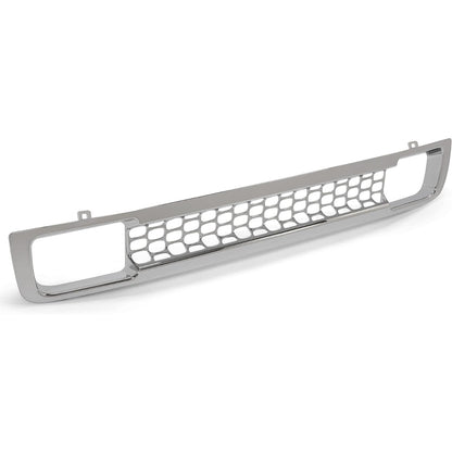 Front Bumper Lower Grille Compatible with 2011-2014 GMC Sierra 2500HD 3500HD Replacement for GM1036166 25832387 Denali Style Chrome Silvery