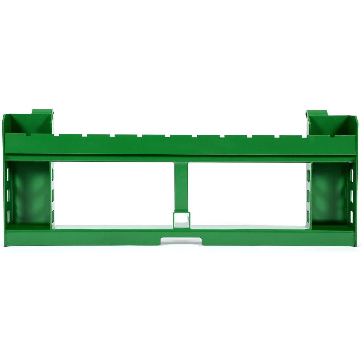50 Inches Pallet Fork Frame Attachment Compatible with John Deere Loaders 200 300 400 500 Series Skid Steer Rate 3000 LBS 2 Inches Receiver Hitch Green