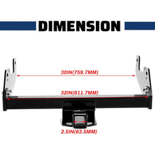 Class 4 Trailer Hitch Compatible with 2015-2026 Ford F150 F-150 2" Receiver Hitch Rear Bumper Tow Hitch