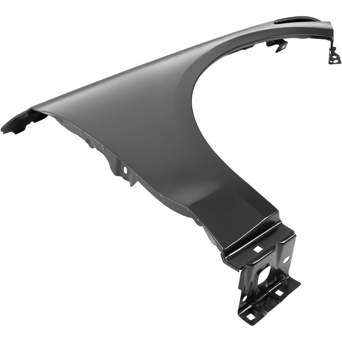 HECASA Front Right Fender Compatible with 2017-2020 Ford Fusion/Police Responder Replacement for HS7Z16006A FO1241305 110-02829R Steel Wheel Fender Panel Electrophoresis Black Passenger Side