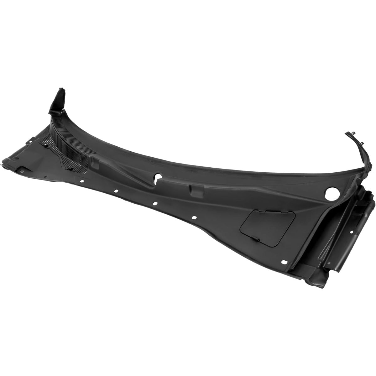 HECASA Windshield Wiper Cowl Panel Compatible with 2012-2023 Dodge Charger Replace for 57010314AI 57010314AE 57010314AF 57010314AG 57010314AH Window Cowl Vent Panel Plastic(PP) Unfinished Black