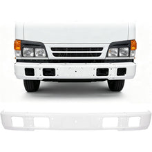 ALMULOO Front Bumper Compatible with 1992–2003 Isuzu NPR/NQR/NRR Trucks Heavy Duty Steel White