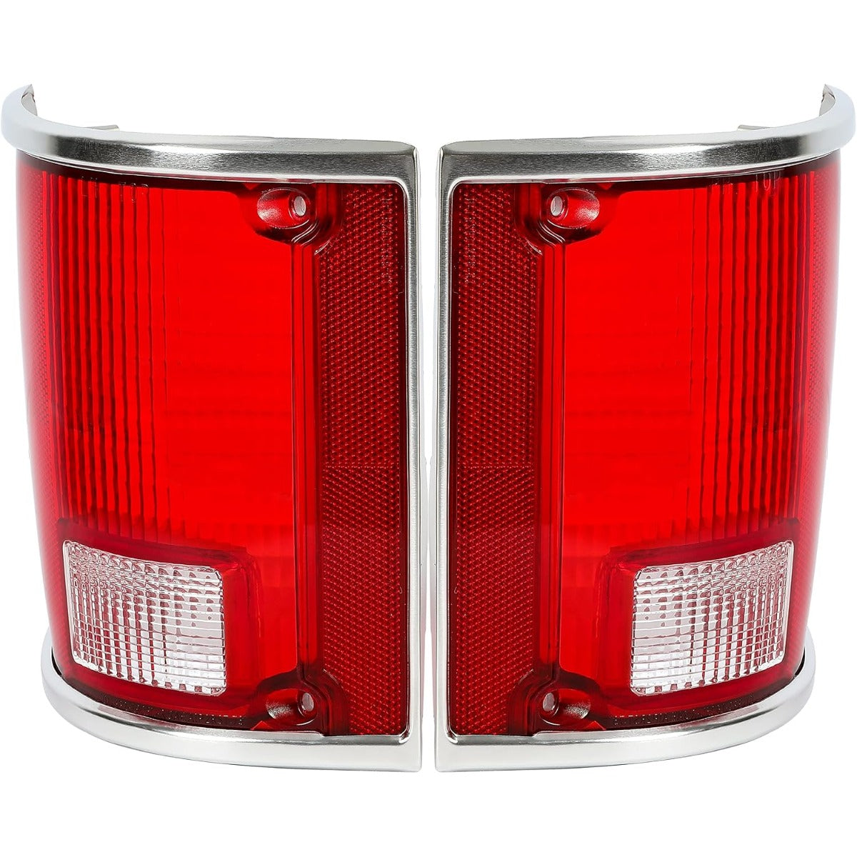Kojem Tail Light Lens Lamp Compatible with 1973-1991 Chevrolet Chevy Blazer Suburban Jimmy Pair Left & Right Replace for 5968330, 5968329, GM2801122, GM2800122