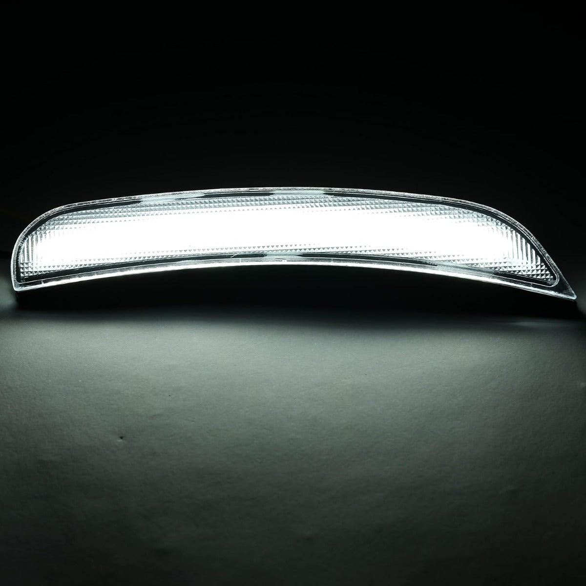 KUAFU  LED Side Marker Light Compatible with 2015-2024 Dodge Charger Clear Lens 4Pcs Front & Rear White Lights Replacement for 68214404AA 68214405AA 68214126AA 68214127AA