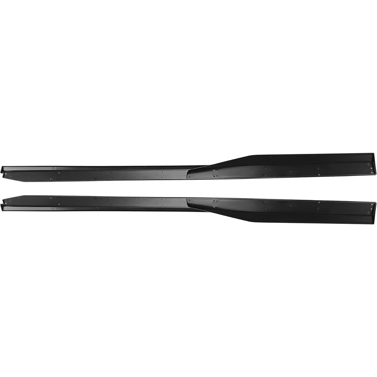 Side Skirts Body Kit Compatible with 2015-2023 Ford Mustang Exterior Rocker Panels Guard Extension Splitter Replacement w/Winglet Black Pair