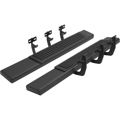 Side Steps Compatible with 2009-2026 Dodge Ram 1500 2500 3500 Classic Regular Cab Running Boards Step Bars Steel+Plastic Powder Coated+Textured Black