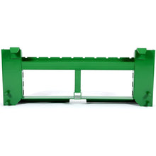 50 Inches Pallet Fork Frame Attachment Compatible with John Deere Loaders 200 300 400 500 Series Skid Steer Rate 3000 LBS 2 Inches Receiver Hitch Green