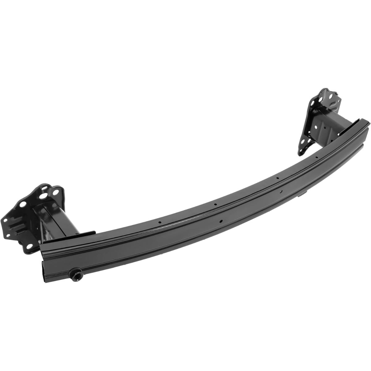 HECASA Front Bumper Reinforcement Compatible with 2017-2020 Hyundai Elantra Without Cruise Control Holes 64900F3000 HY1006156 Bumper Face Impact Bar Crossmember Steel Electrophoresis Black