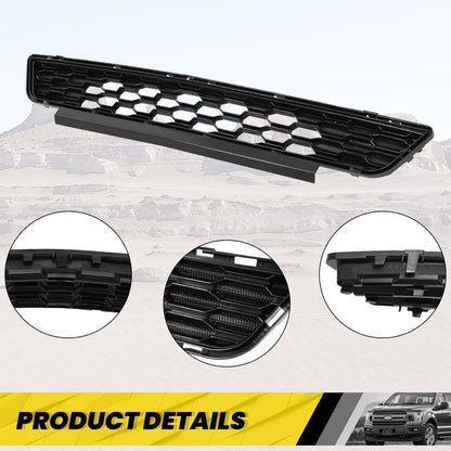 Lower Radiator Front Grille Grill Compatible with 2015-2017 Ford Mustang Replacement for FR3Z-17K945-BA FO1036168 Black