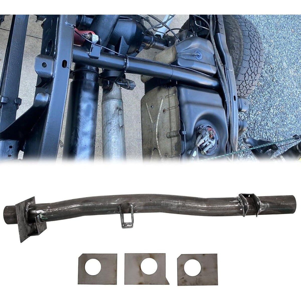 Rear Tank Support Crossmember for 1999-2006 Chevy Silverado/GMC Sierra 1500/2500 Trucks, Alloy Steel, Vehicle Specific, Crossmember