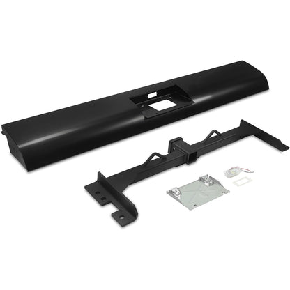 ALMULOO Roll Pan and Trailer Hitch Compatible with 99-06 Silverado/GMC Sier