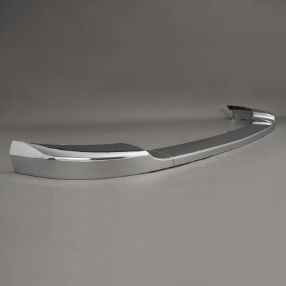 KUAFU Front Bumper Cover Upper Trim Cap Compatible with 2011-2014 Chevy Chevrolet Silverado 2500 3500 HD GM1014106, 25883355 ABS Plastic Chrome Replacement Only 3PCS-Silvery