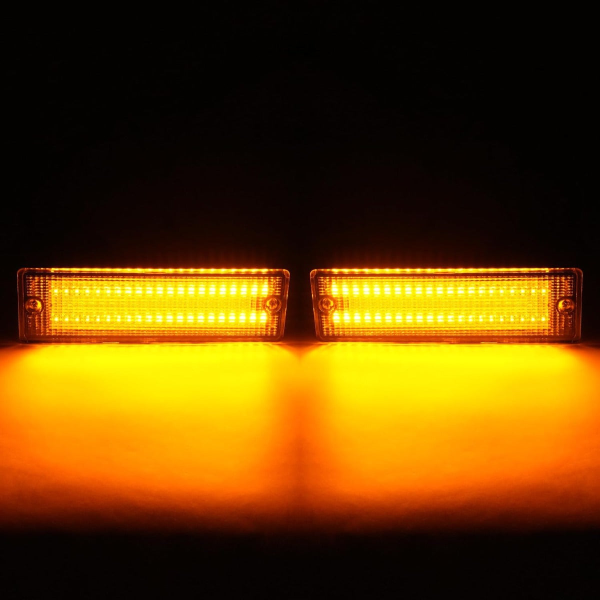 HECASA Turn Signal Lights Compatible with 1988-1997 Nissan D21 Hardbody pickup 1988-1995 Nissan Pathfinder Clear Lens