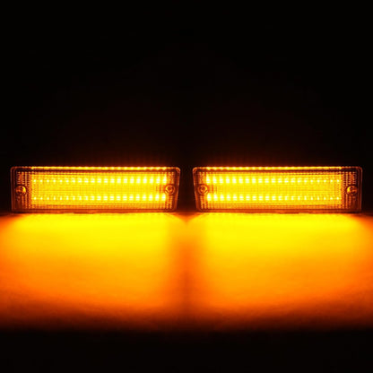 HECASA Turn Signal Lights Compatible with 1988-1997 Nissan D21 Hardbody pickup 1988-1995 Nissan Pathfinder Clear Lens