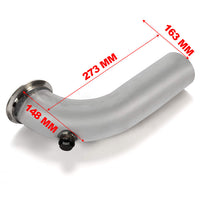 Load image into Gallery viewer, YIKATOO® 3&#39; V-Band Adapter Downpipe Elbow Clamp 90Degree O2 Port For Turbo HY35 HE351

