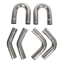 Yikatoo® 2.5 Stainless Steel Diy Custom Mandrel Exhaust Pipe Straight & Bend Kit Motor Vehicle
