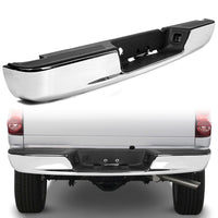 Load image into Gallery viewer, 03-09 Dodge RAM 1500 2500 3500 Rear Step Bumper Assembly Chrome effect picture
