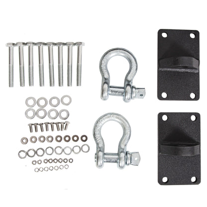 07-17 Jeep Wrangler JK Fog Light Housing Stubby Front Bumper accessories
