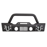 Load image into Gallery viewer, 07-17 Jeep Wrangler JK Fog Light Housing Stubby Front Bumper
