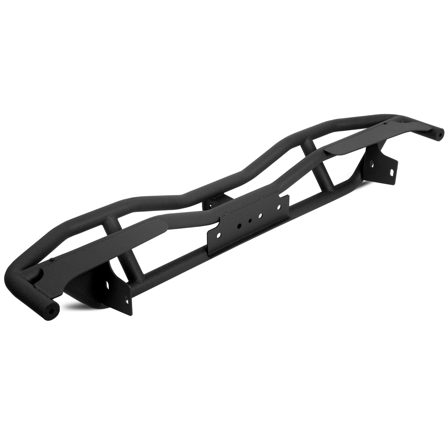 Black Textured Rear Bumper Guard for 2007-2018 Jeep Wrangler JK