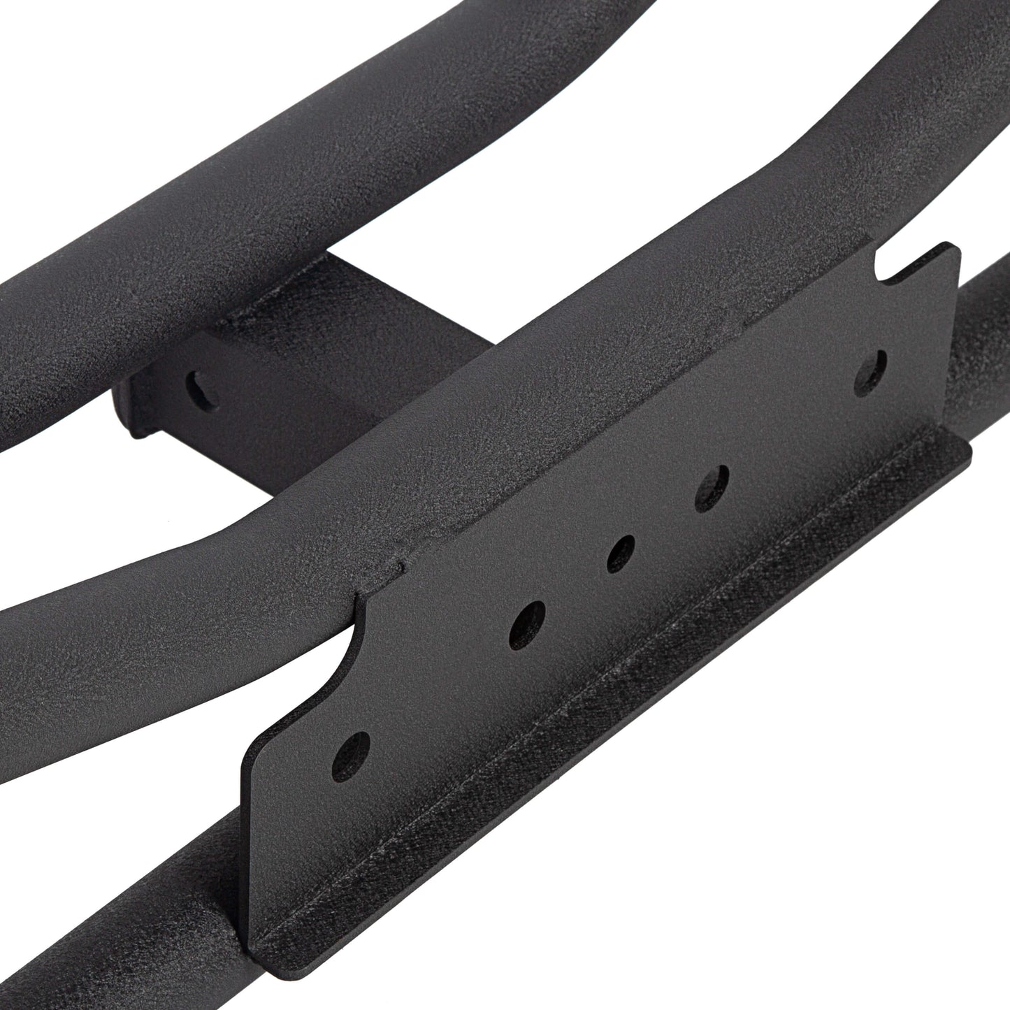 Black Textured Rear Bumper Guard for 2007-2018 Jeep Wrangler JK