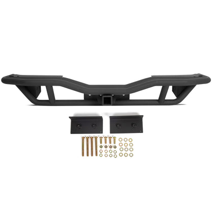 Black Textured Rear Bumper Guard for 2007-2018 Jeep Wrangler JK