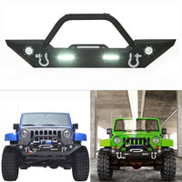 Load image into Gallery viewer, 07-18 Jeep Wrangler JK LED Lights Front Bumper efffect picture
