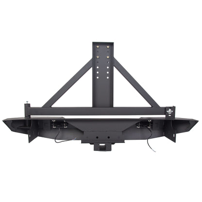 07-18 Jeep Wrangler JK Textured Black Rear Bumper