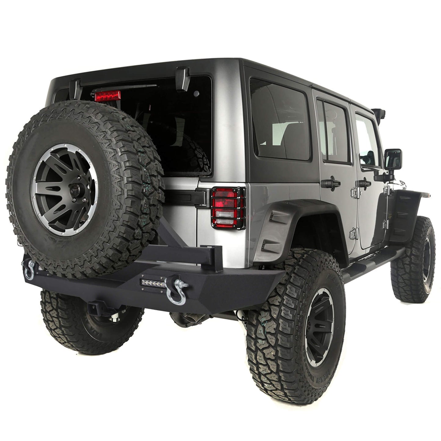 07-18 Jeep Wrangler JK Textured Black Rear Bumper