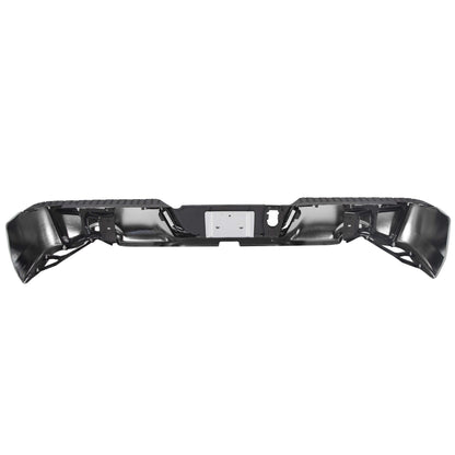 09-2018 Dodge RAM 1500 Complete Steel Chrome Black Rear Step Bumper