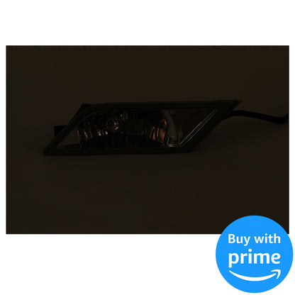 Fog Lights Lamps Compatible with 2011-2013 Honda Odyssey Replacement Assembly Fog Lamps with Bulbs & Wiring Harness & Switch Kit Chrome Housing Clear Lens