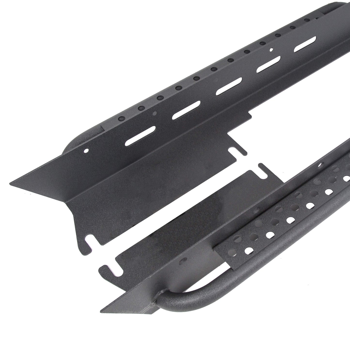 1997-2006 Jeep Wrangler TJ Rock Slider Rocker Guard Nerf Bar Step Armor detail