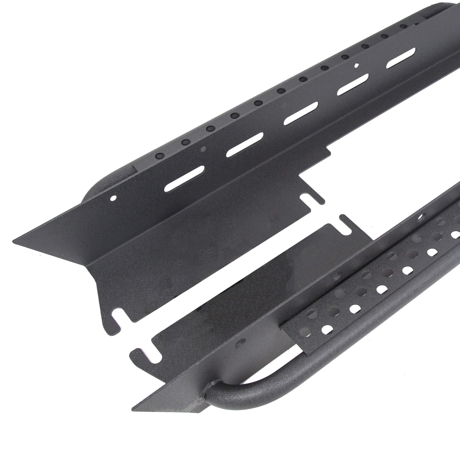 1997-2006 Jeep Wrangler TJ Rock Slider Rocker Guard Nerf Bar Step Armor detail