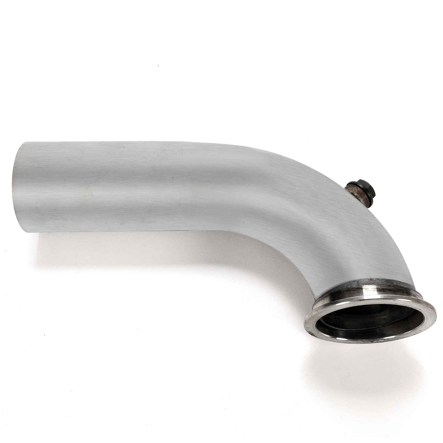 3' V-Band Adapter Downpipe Elbow Clamp 90Degree O2 Port For Turbo HY35 HE351
