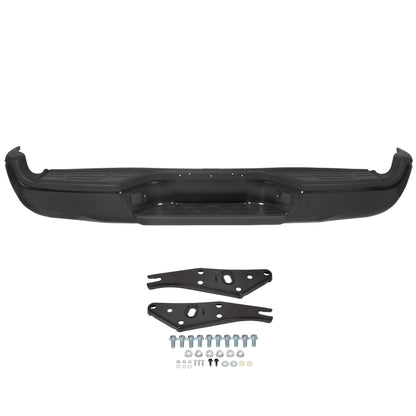 2005-2015 Toyota Tacoma Black Steel w/ brackets Fleet Styleside Step Bumper family photo