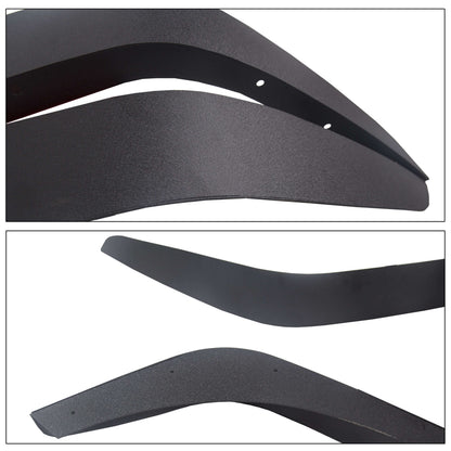 2007-2018 Jeep Wrangler JK 4PCS Textured Steel Flat Fender Flares detail