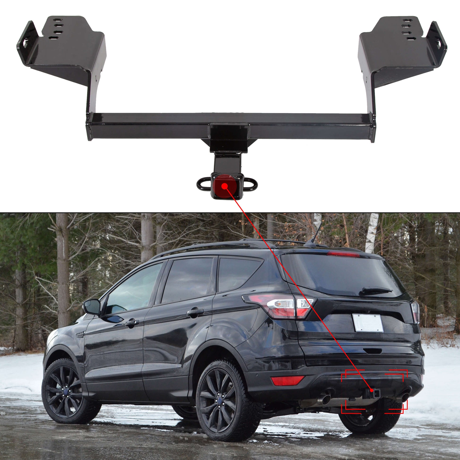 2013-2018 Ford Escape Class 3 Trailer effect picture
