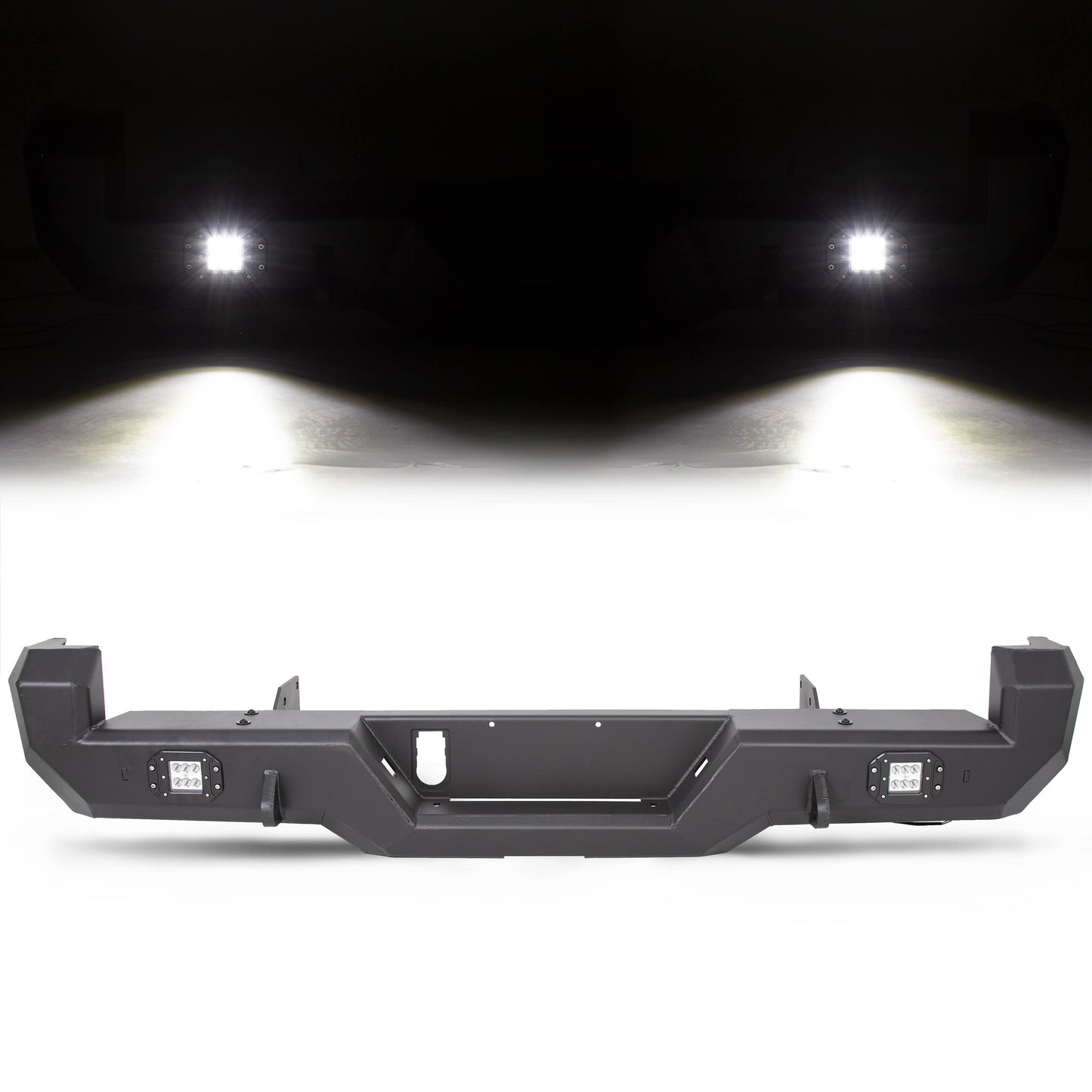 2016-2020 Toyota Tacoma Black Rear Bumper