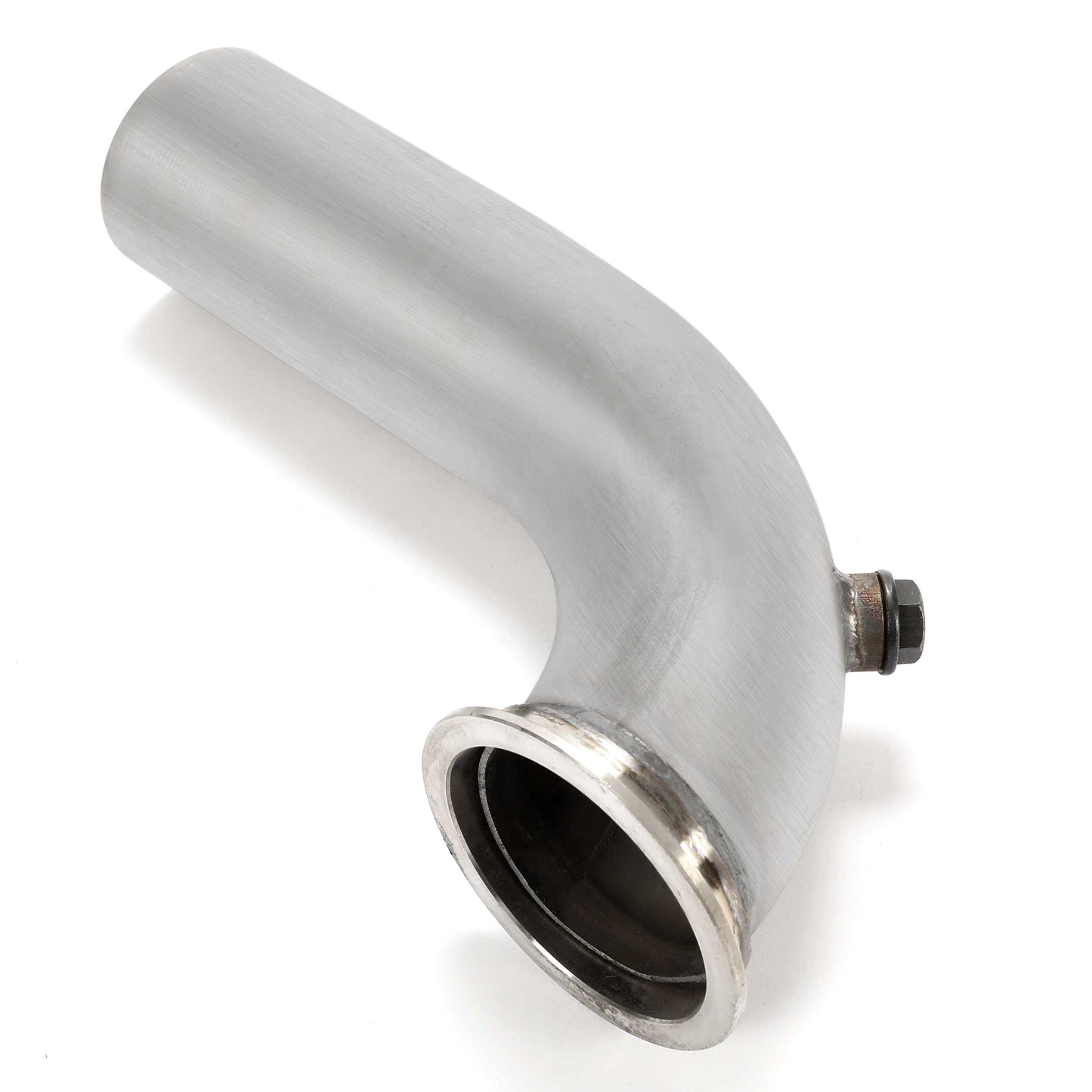 3' V-Band Adapter Downpipe Elbow Clamp 90Degree O2 Port For Turbo HY35 HE351