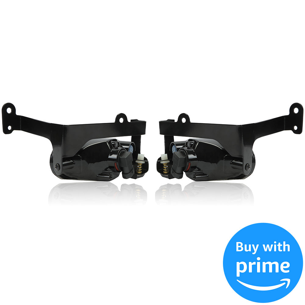 Front Bumper Driving Fog Lights Compatible with 2006-2008 Honda Civic 2Dr Coupe Lamps with Switch Pair (Yellow Lens ) Replace for HO2890114 08V31-SVA-111