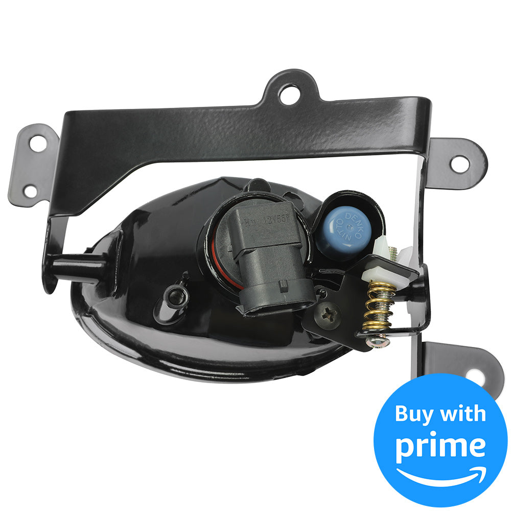 Front Bumper Driving Fog Lights Compatible with 2006-2008 Honda Civic 2Dr Coupe Lamps with Switch Pair (Yellow Lens ) Replace for HO2890114 08V31-SVA-111