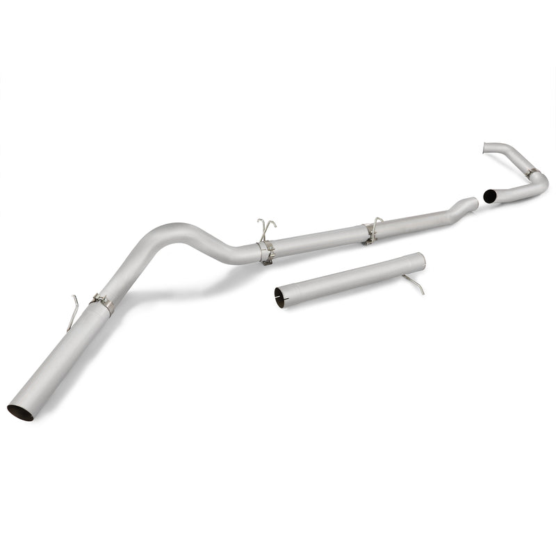 YIKATOO® 4" Silvery 409 Stainless Steel Exhaust pipes For 2003-2007 Ford F-250 & F-350 6.0L Powerstroke