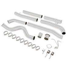 YIKATOO 4 Inches Silvery 409 Stainless Steel Exhaust pipes For 2003-2007 Ford F-250 & F-350 6.0L Powerstroke