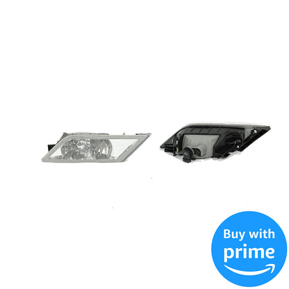 Fog Lights Lamps Compatible with 2011-2013 Honda Odyssey Replacement Assembly Fog Lamps with Bulbs & Wiring Harness & Switch Kit Chrome Housing Clear Lens