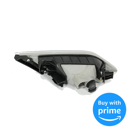 Fog Lights Lamps Compatible with 2011-2013 Honda Odyssey Replacement Assembly Fog Lamps with Bulbs & Wiring Harness & Switch Kit Chrome Housing Clear Lens