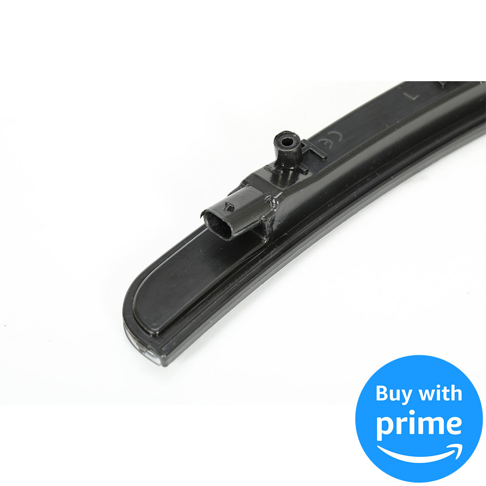 Side Marker Light Compatible with 2015-2022 Dodge Charger Side Marker Lamps Reflectors Front Rear LED Clear Lens White Lights Replacement for 68214404AA 68214405AA 68214127AA 68214126AA 4Pcs