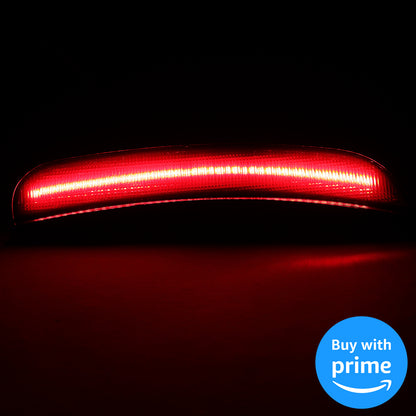 Side Marker Light Compatible with 2015-2022 Dodge Charger Side Marker Lamps Reflectors Front Rear LED Red Yellow Smoke Lens Replacement for 68214404AA 68214405AA 68214126AA 68214127AA 4Pcs