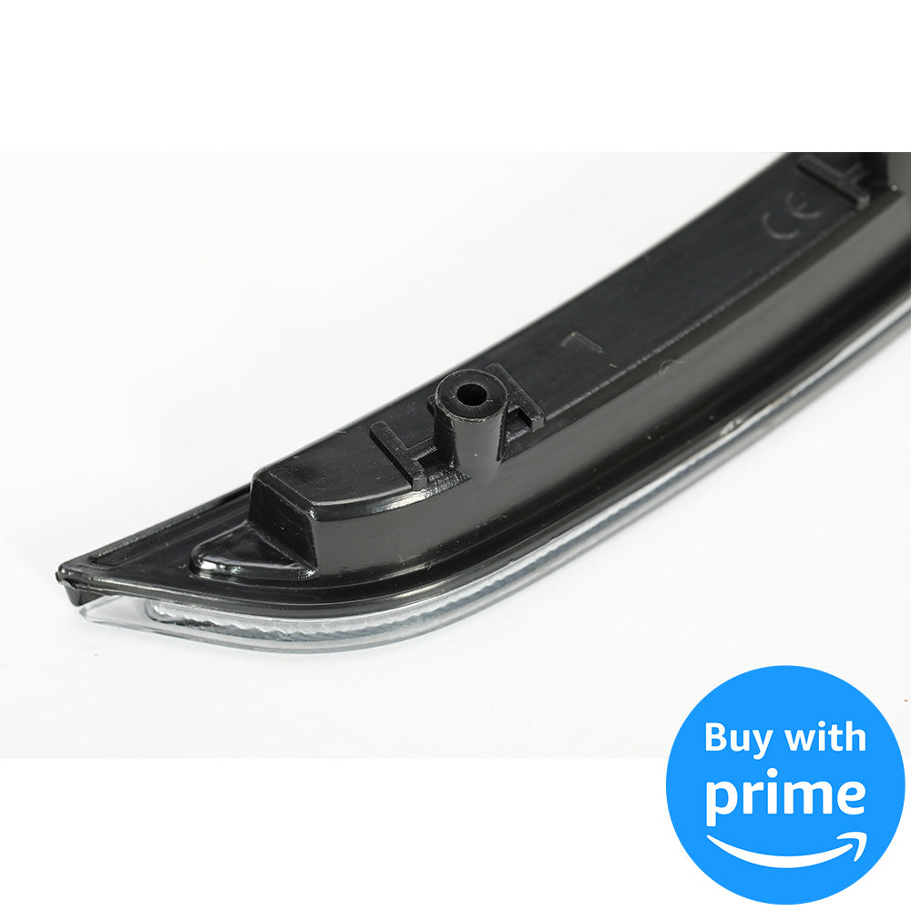 Side Marker Light Compatible with 2015-2022 Dodge Charger Side Marker Lamps Reflectors Front Rear LED Clear Lens White Lights Replacement for 68214404AA 68214405AA 68214127AA 68214126AA 4Pcs