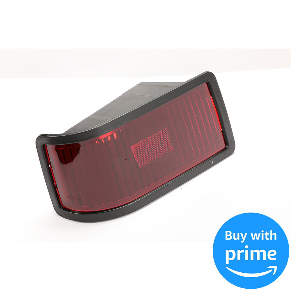 Tail Light Kit Compatible with John Deere 415 425 445 455 w/o Bulbs Plastic Red Lens Replacement for M116504 M116505