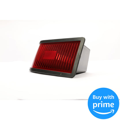 Tail Light Kit Compatible with John Deere 415 425 445 455 w/o Bulbs Plastic Red Lens Replacement for M116504 M116505